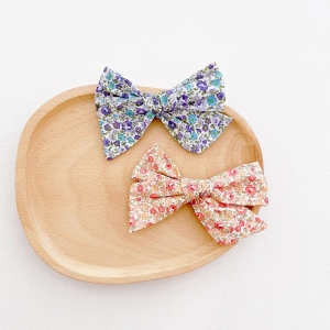 Girl Hair Clip Bow Floral (GHP9192)